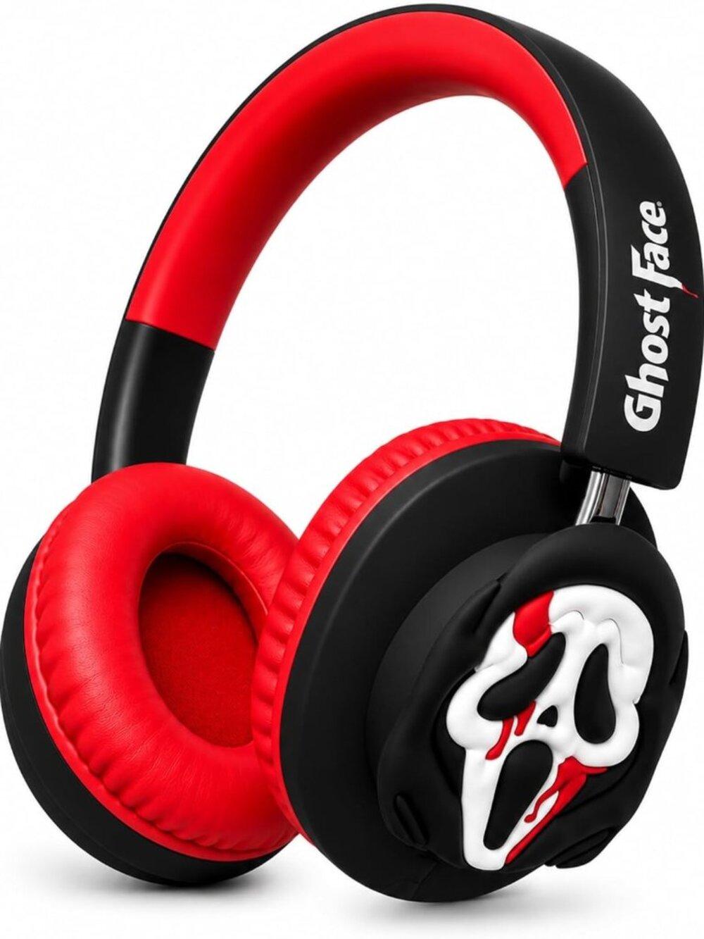 Ghost Face Wireless Gaming Headset Headphones with Mic Bluetooth 8 Hour Battery
